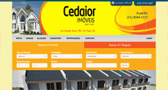 Desktop Screenshot of cedaiorimoveis.com.br